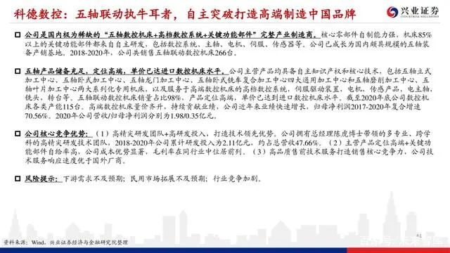 機床行業深度報告：格局優化，替代提速，龍頭業績行情漸行漸近(圖59)